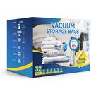 Sacos de armazenamento a vácuo Simple Deluxe, pacote com 32 unidades com bomba manual