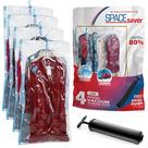 Sacos de armazenamento a vácuo Spacesaver Hanging (pacote com 4)