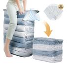 Sacos de armazenamento a vácuo TAILI Jumbo Cube, pacote com 8 unidades para roupa de cama transparente