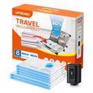 Sacos de armazenamento a vácuo UPGOGO Travel, pacote com 6 unidades para roupas e bagagens
