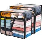Sacos de armazenamento Budding Joy Clear 40L, organizadores de armário, pacote com 2