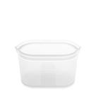 Sacos de armazenamento de alimentos com zíper reutilizáveis Medium Dish Frost Sacos de armazenamento de alimentos com zíper reutilizáveis Medium Dish Frost