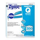 Sacos de armazenamento de alimentos SC Johnson Professional Ziploc Quart 300Ct