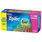 Sacos de armazenamento de alimentos Ziploc Snack 108 unidades Grip 'N Seal