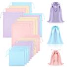 Sacos de armazenamento de brinquedos Hillban Satin Drawstring, conjunto de 20 unidades