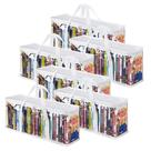 Sacos de armazenamento de DVD Stock Your Home: conjunto de 6 PVC branco Sacos de armazenamento de DVD Stock Your Home: conjunto de 6 PVC branco