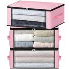 Sacos de armazenamento HomeHacks Clothes Organizer 35L, pacote com 3 unidades, rosa Sacos de armazenamento HomeHacks Clothes Organizer 35L, pacote com 3 unidades, rosa
