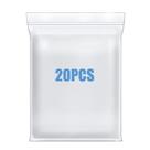 Sacos de armazenamento Macoota 2 galões 13x15cm, 4 mil, zíper, 20 unidades