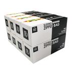 Sacos de armazenamento Slider, 200 unidades, 500 ml, tamanho de caneca, 24 horas por dia, 7 dias por semana, SACOS x8