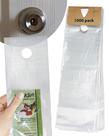 Sacos de cabide de porta Skywin Plastic 15 cm x 48 cm (pacote com 1000) transparentes