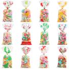 Sacos de celofane CCINEE Christmas Xmas com gravatas Twist 144 unidades
