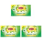 Sacos de chá verde Lipton Lemon sem açúcar, pacote com 3