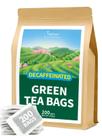 Sacos de chá verde TeeLux Decaf, 200 unidades, superantioxidantes