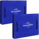Sacos de colchão SaveAmatt for Moving, pacote com 2 bolsas Waterproof Queen