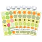Sacos de comida para bebês reutilizáveis Sage Spoonfuls, pacote com 6 unidades, sem BPA