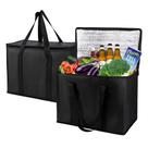 Sacos de compras de supermercado isolados musbus XL-Large, pacote com 2 unidades pretas Sacos de compras de supermercado isolados musbus XL-Large, pacote com 2 unidades pretas