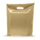 Sacos de compras PPB POPULAR PLASTIC BAGS Gold, pacote com 100