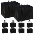 Sacos de compras reutilizáveis DIOMMELL Extra Large 10 Black