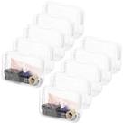 Sacos de cosméticos Tbestmax Clear Portable Waterproof 10 unidades