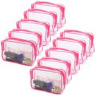 Sacos de cosméticos Tbestmax Clear Portable Waterproof 10 unidades