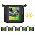 Sacos de cultivo de plantas iPower, pacote com 5 unidades, tecido de aeração não tecido de 19 litros