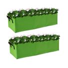 Sacos de cultivo elevados em tecido Planter Auroal, 3 furos, 15 galões