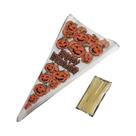 Sacos De Doces Transparentes De Plástico Com Estampa De Abóbora De Halloween 50PCS Embalagem