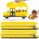 Sacos de doces XJWWHZ School Bus 40 unidades para presentes de festa amarelos Sacos de doces XJWWHZ School Bus 40 unidades para presentes de festa amarelos