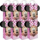 Sacos de festa Amscan Minnie Mouse Forever Pink Paper, pacote com 8