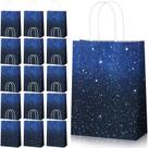 Sacos de festa Marspark Galaxy Space Stars Themed x16 Blue