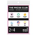 Sacos de filtro de chá The Press Club Premium Nylon 90 Micron 2x4