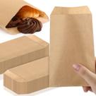 Sacos de guloseimas de papel Kraft Eersida, 500 unidades para biscoitos de lanche, 4x6 polegadas