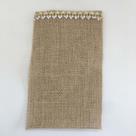 SACOS DE JUTA COM GALÃO OURO 0,11 x 0,20 m C/ 5 PEÇAS