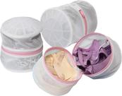 Sacos de lavagem de sutiã e lingerie, pacote com 3 utensílios domésticos simples premium