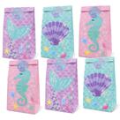 Sacos de lembrancinhas de festa Yaaaaasss! Sereia, 24 peças com adesivos Sacos de lembrancinhas de festa Yaaaaasss! Sereia, 24 peças com adesivos