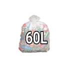 Sacos De Lixo 60 Litros Transparente Reforçado 100un