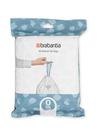 Sacos de lixo Brabantia PerfectFit tamanho O/8 galões (40 sacos)