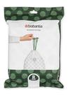 Sacos de lixo Brabantia PerfectFit tamanho R/9,5 galões (40 sacos)