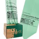 Sacos de lixo C Crystal Lemon 6L biodegradáveis 50 unidades