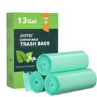 Sacos de lixo compostáveis AYOTEE 13 galões (45 unidades)