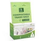 Sacos de lixo compostáveis Codirom 30L (8 galões) 70 unidades Sacos de lixo compostáveis Codirom 30L (8 galões) 70 unidades