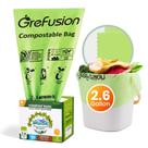 Sacos de lixo compostáveis GFusion 10L (2,6 galões) 100 unidades Sacos de lixo compostáveis GFusion 10L (2,6 galões) 100 unidades