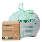 Sacos de lixo Compostic Home Compostable 11,4 L 100 unidades