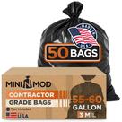 Sacos de lixo Contractor Mini n Mod 55 galões 50 unidades 3L