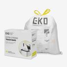 Sacos de lixo EKO 10-15L/4 galões Extra-Strong, sem perfume, 80 quilates