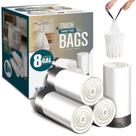 Sacos de lixo FORID, 8 galões (30 L), cordão branco, 120 unidades
