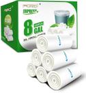Sacos de lixo FORID Medium Clear 30L/8 galões 330 unidades