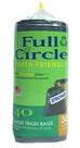 Sacos de lixo Full Circle 113,6 L 30 galões biodegradáveis x40