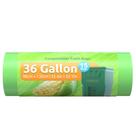 Sacos de lixo GFusion Compostable 36 galões extra grossos 1,28 mL