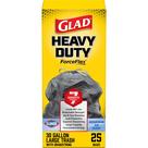 Sacos de lixo Glad ForceFlex com Clorox 30 galões (25 unidades)